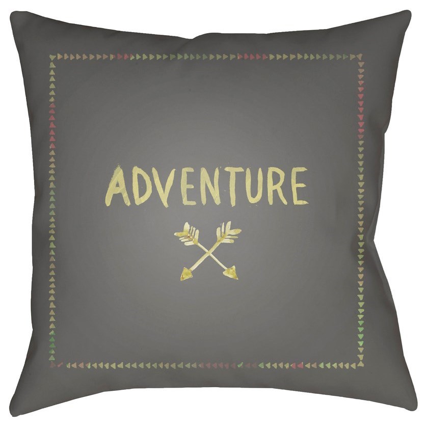 adventure throw pillow