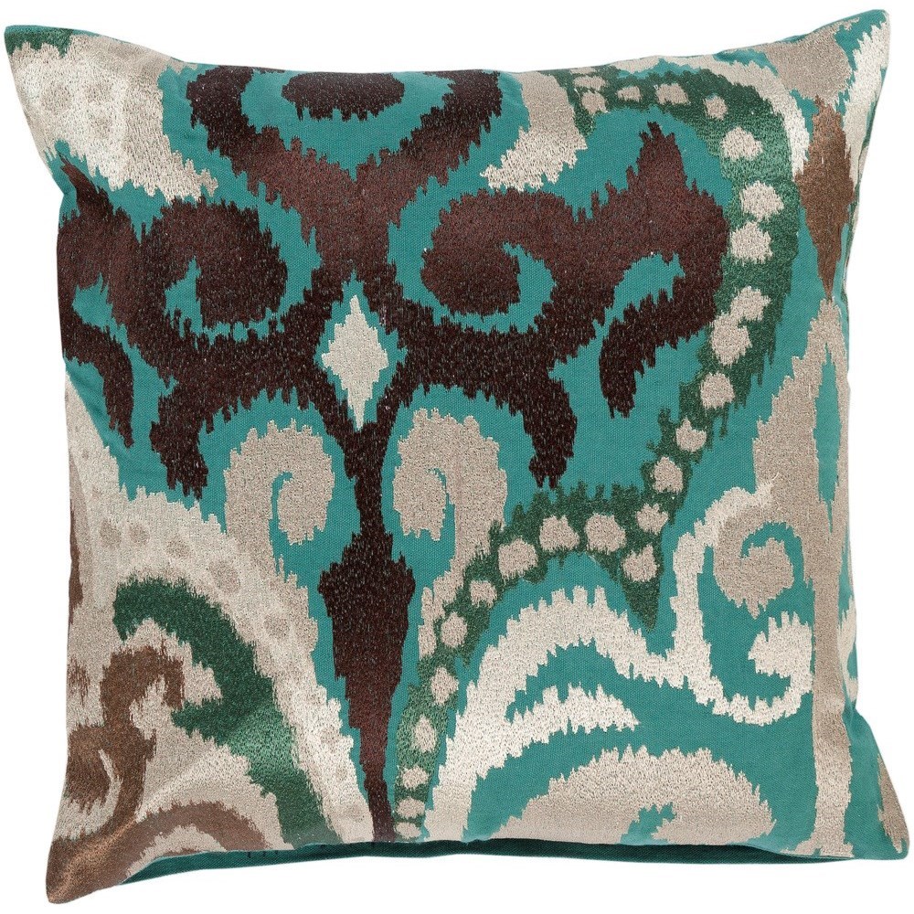 Surya Ara Ar074 2020d 20 X 20 X 4 Down Throw Pillow Pilgrim