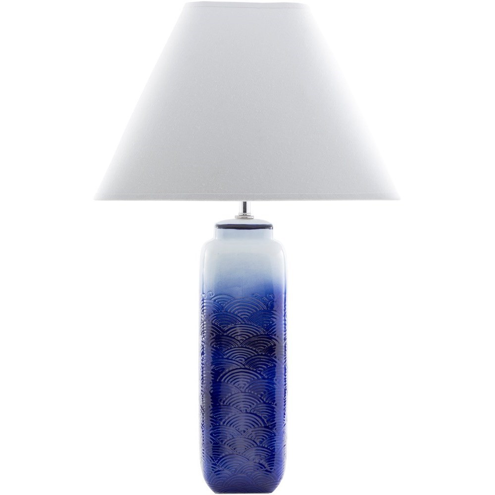 modern blue table lamp