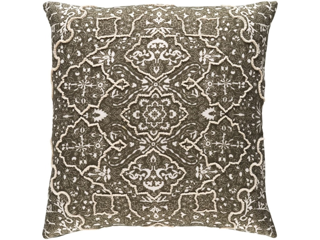 Surya Batik 18 X 18 X 4 Down Pillow Kit Royal Furniture Throw Surya Batik 18 X 18 X 4 Down Pillow Kit Royal Furniture Throw
