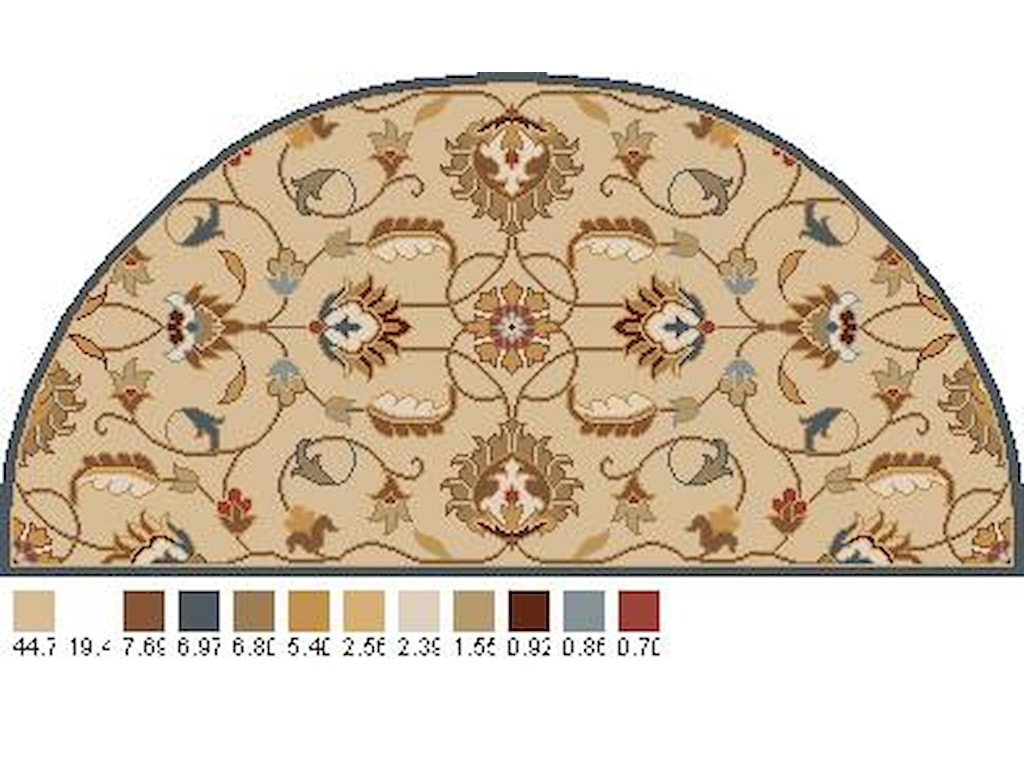 Surya Caesar2' x 4' Hearth