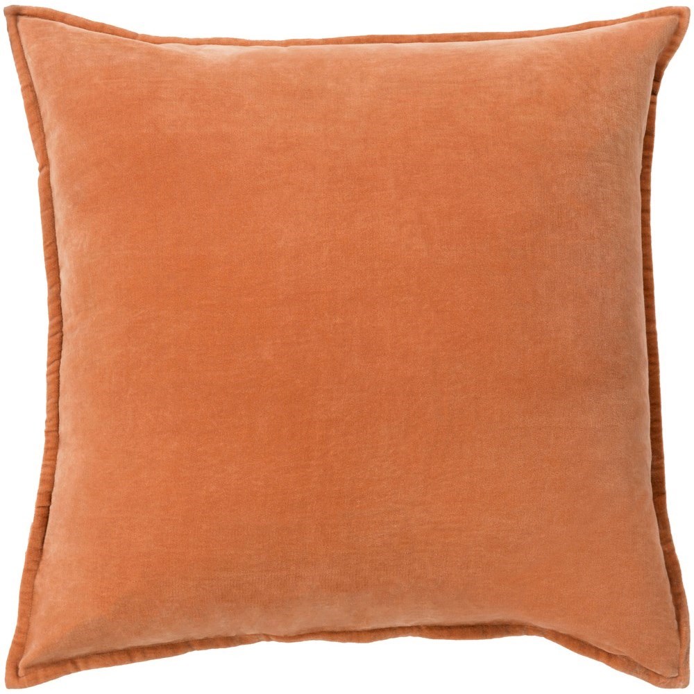 Surya Cotton Velvet Cv002 2222d 22 X 22 X 5 Down Throw Pillow