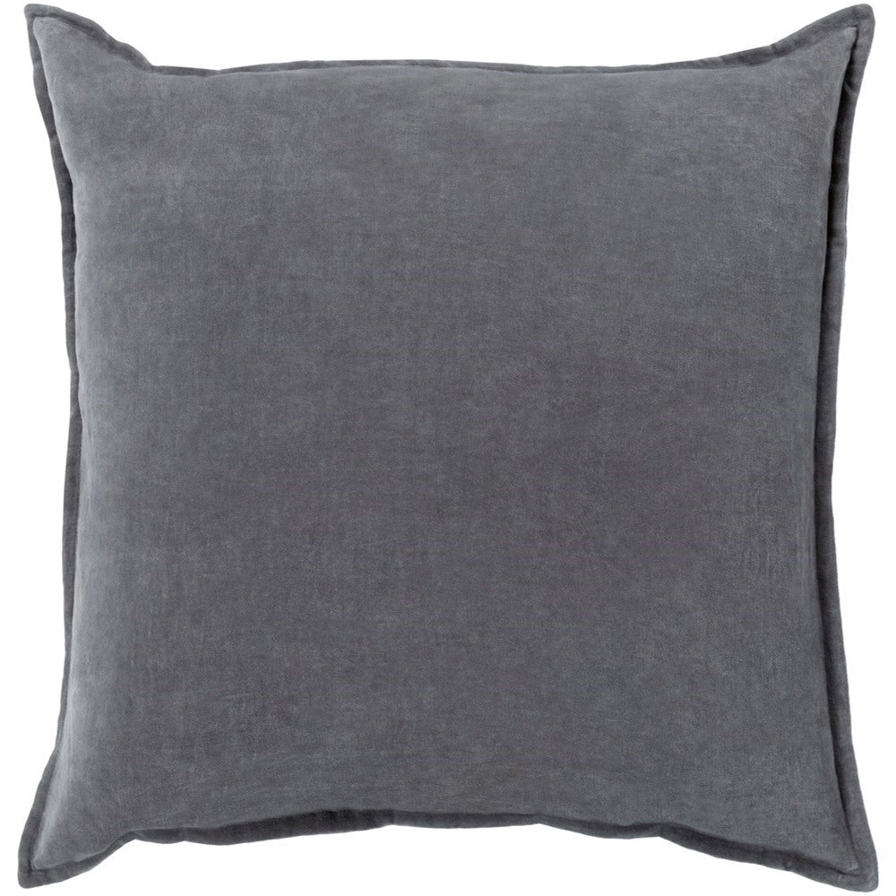 Surya Cotton Velvet Cv003 2222d 22 X 22 X 5 Down Throw Pillow