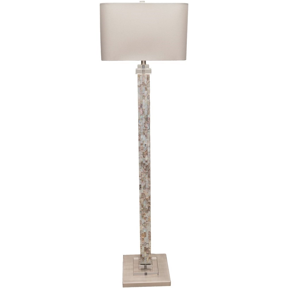 Surya Lateen Ltn100 Flr Mother Of Pearl Finish Glam Table Lamp