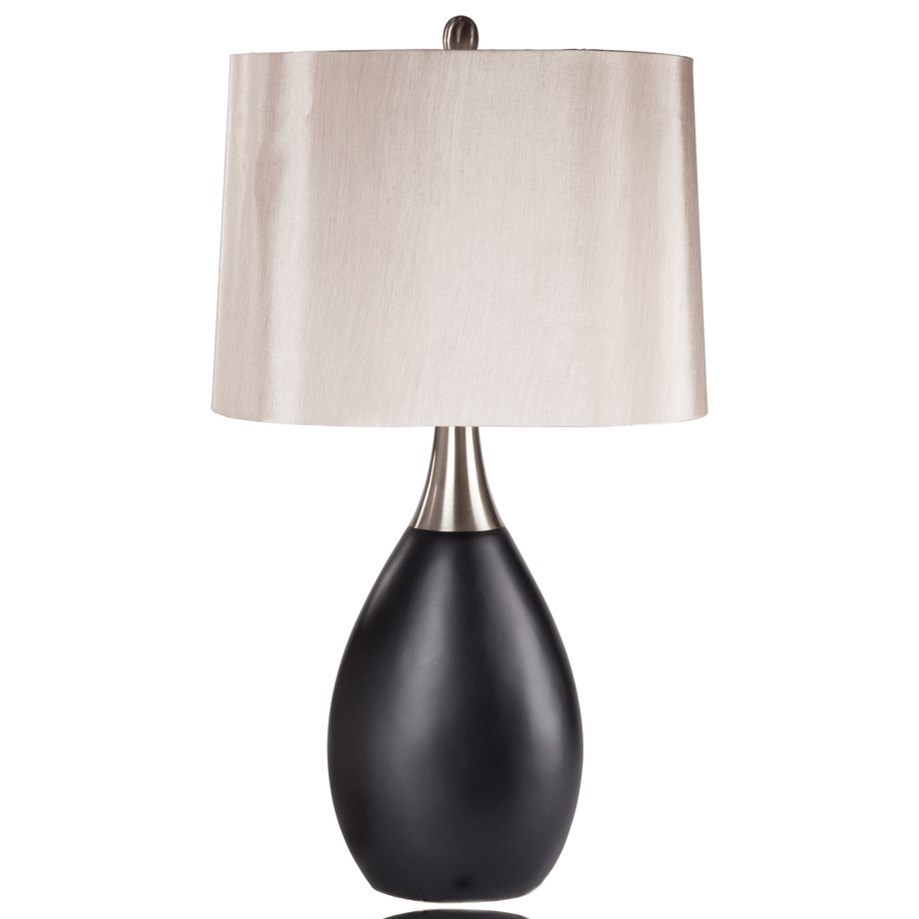 black contemporary table lamps