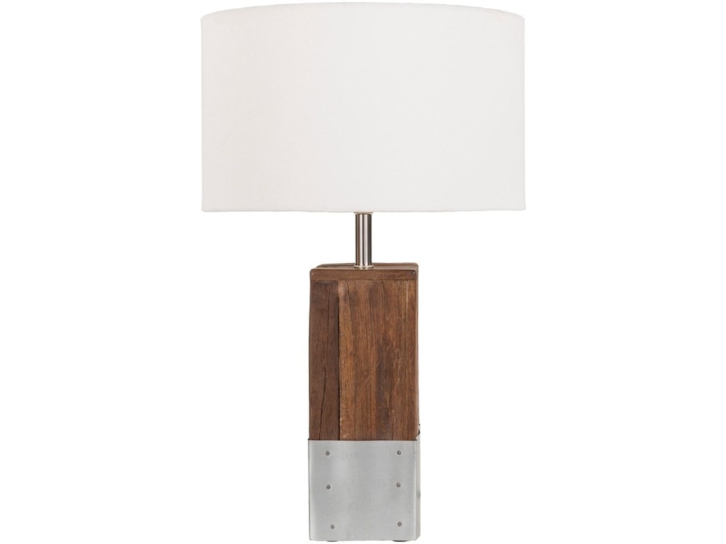 Surya Restoration Natural Finish Rustic Table Lamp Wayside Surya Restoration Natural Finish Rustic Table Lamp