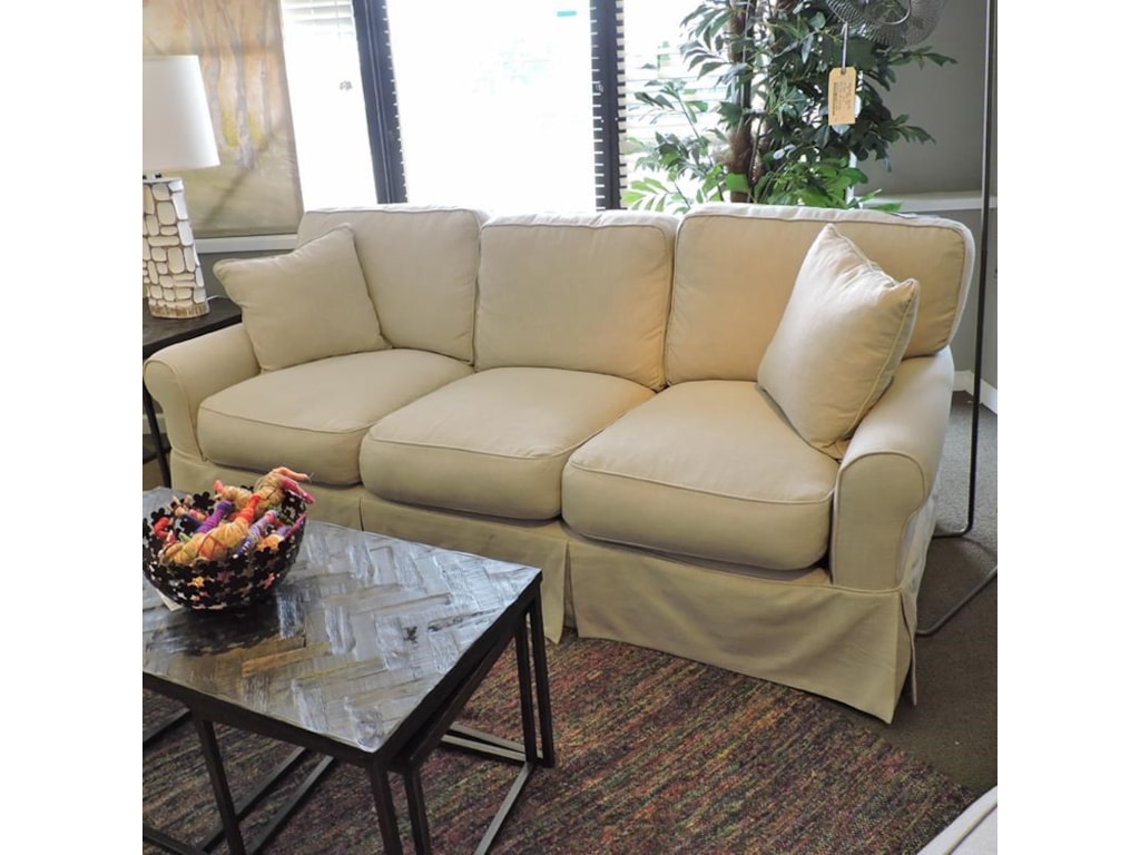 Nancy Slipcovered Sofa Belfort Furniture Sofas Synergy Furniture Industries Nancyslipcovered Sofa