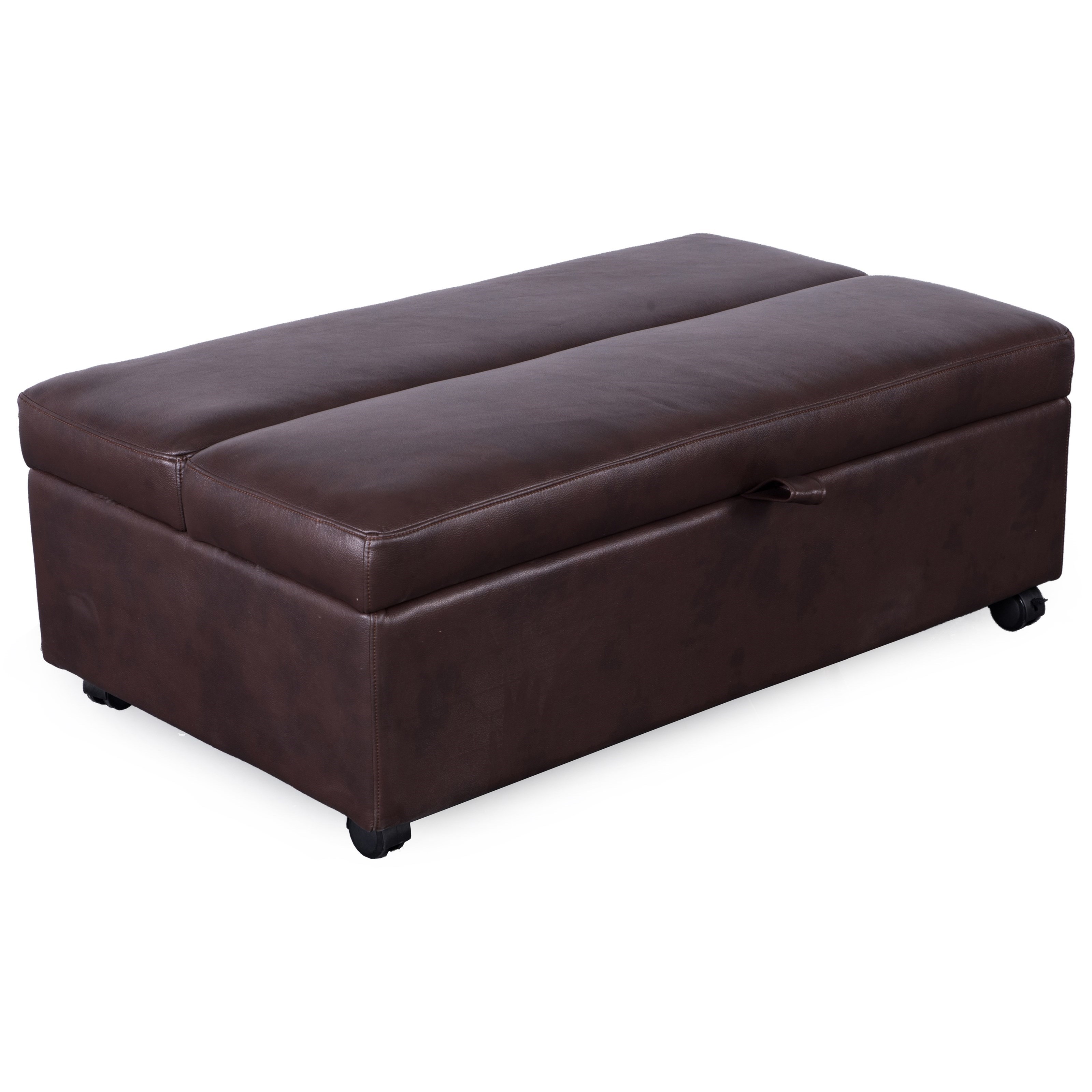 Synergy Home Furnishings 1021 Sleeper Ottoman With Pullout Twin Mattress Johnny Janosik Ottomans