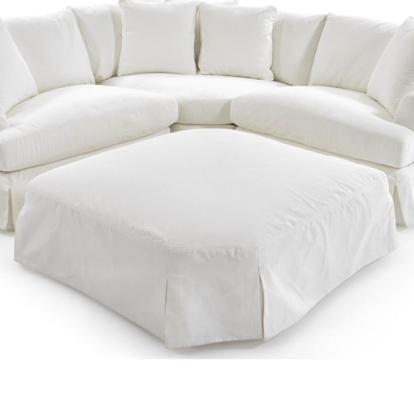 Synergy Home Furnishings 1300 1300 42 Oversized Slipcover Ottoman