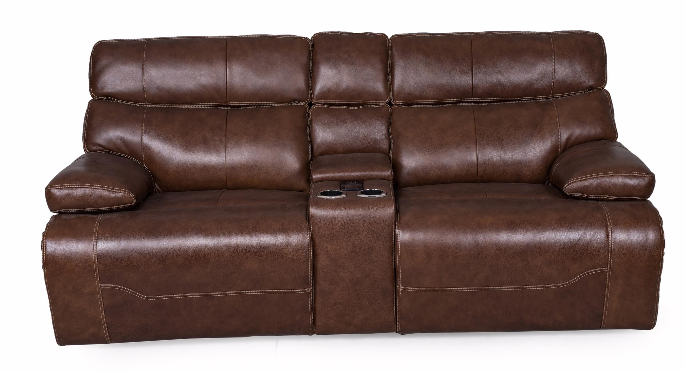 Synergy Home Furnishings 1684 Power Reclining Console Loveseat