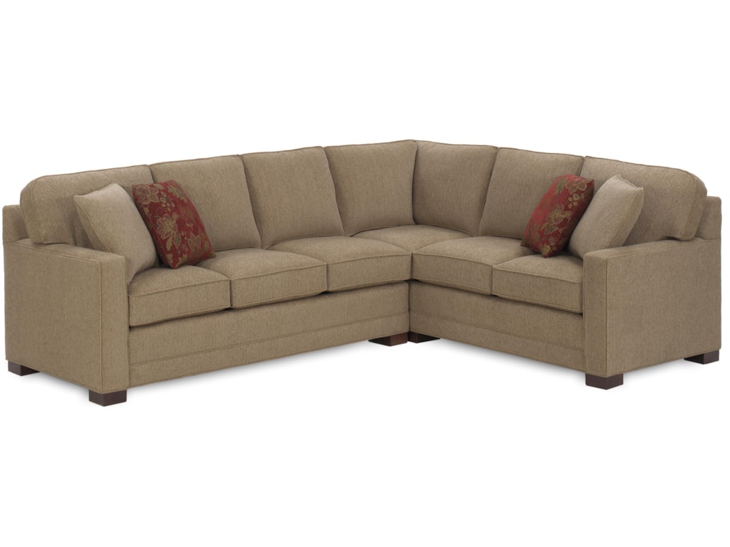 Temple Furniture Tailor Made Casual Sectional Sofa With Straight Temple Furniture Tailor Madecasual Sectional Sofa