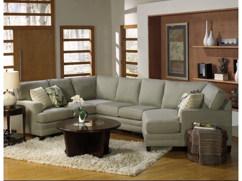 Temple Furniture Tailor MadeSectional with Cuddle