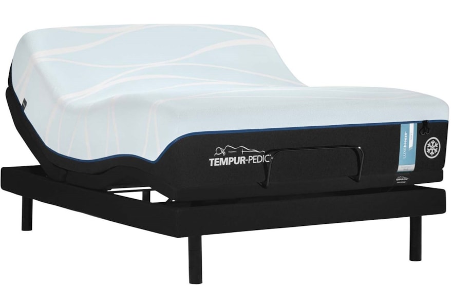 Tempur Pedic Tempur Luxebreeze Plush Queen Tempur Luxebreeze Soft Mattress And Tempur Ergo Extend Adjustable Base Slumberworld Mattress And Box Spring Sets Tempur Pedic Queen Adjustable Bed