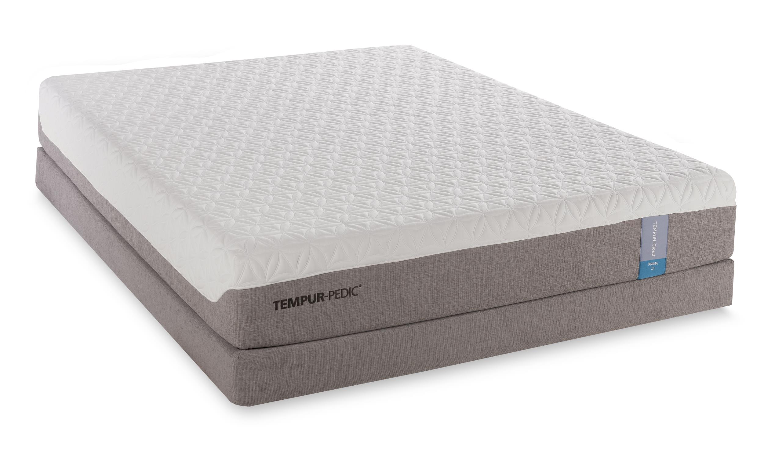 Tempur Pedic Tempur Cloud Prima Full Medium Soft Mattress And Low Profile Foundation Slumberworld Mattress And Box Spring Sets