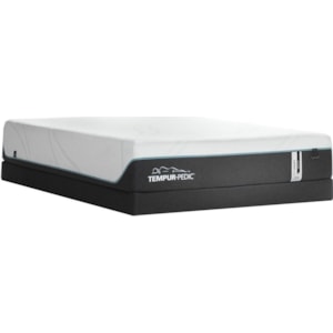 Tempur Pedic Tempur Proadapt Medium Hybrid Queen 12 Tempur Proadapt Medium Hybrid Mattress And Tempur Flat Low Profile Foundation Darvin Furniture Mattress And Box Spring Sets