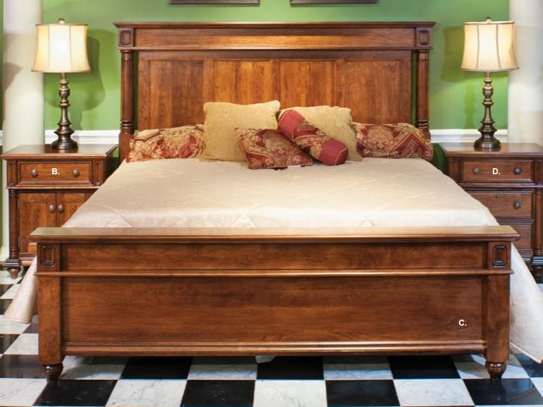 Yutzy Urban Collection Monticello 29105 Queen Panel Bed Dunk