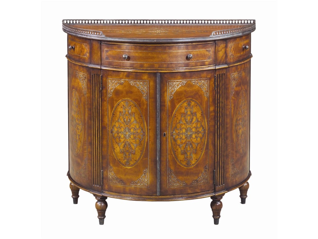Theodore Alexander Cabinets and SideboardsBowfront Arched Cabinet