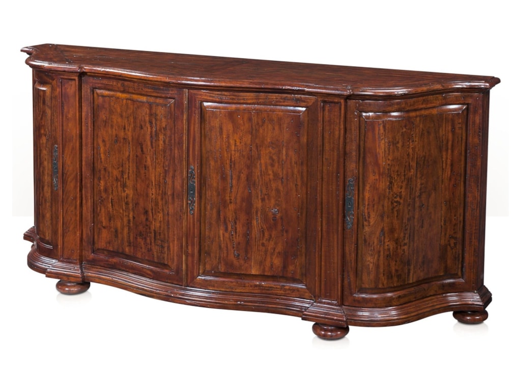Theodore Alexander Cabinets and SideboardsDouble Serpentine Sideboard