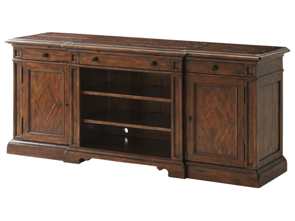 Theodore Alexander Cabinets And Sideboards Cb62001 Traditional 73 Theodore Alexander Cabinets And Sideboards73 Inch Entertainment Cabinet