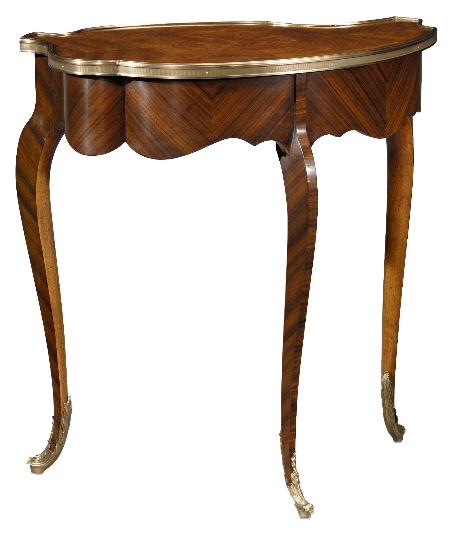 Rosewood and Cerejeira Lamp Table