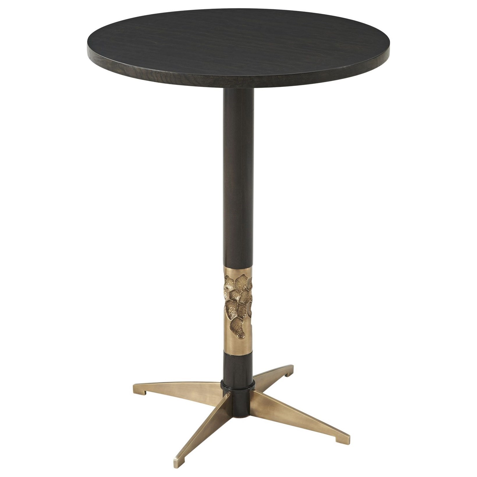 Erno Accent Table with Brass Accents