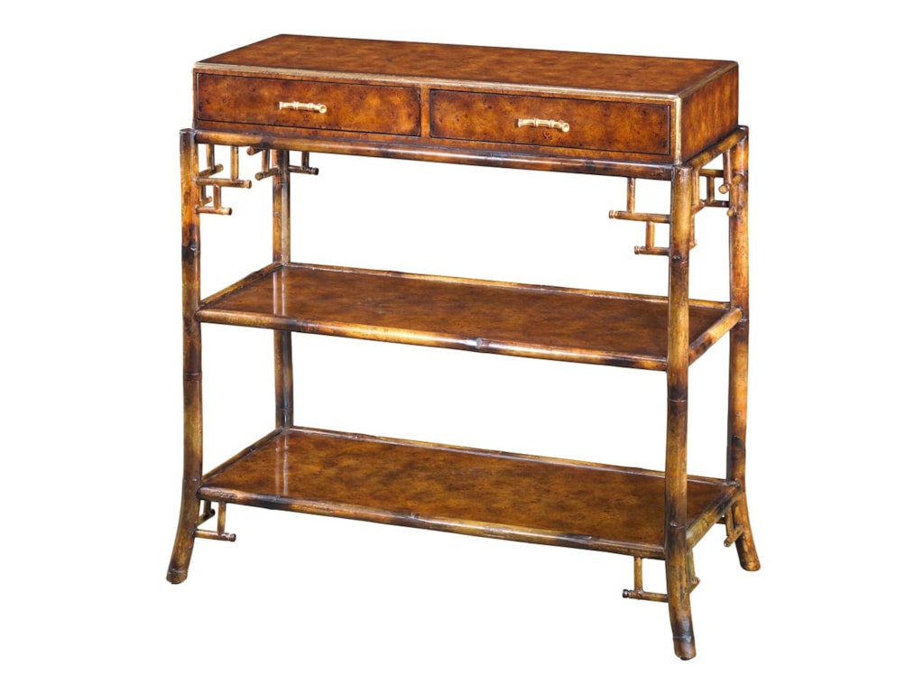 Theodore Alexander Tables2 Drawer 3 Tier Sofa Table