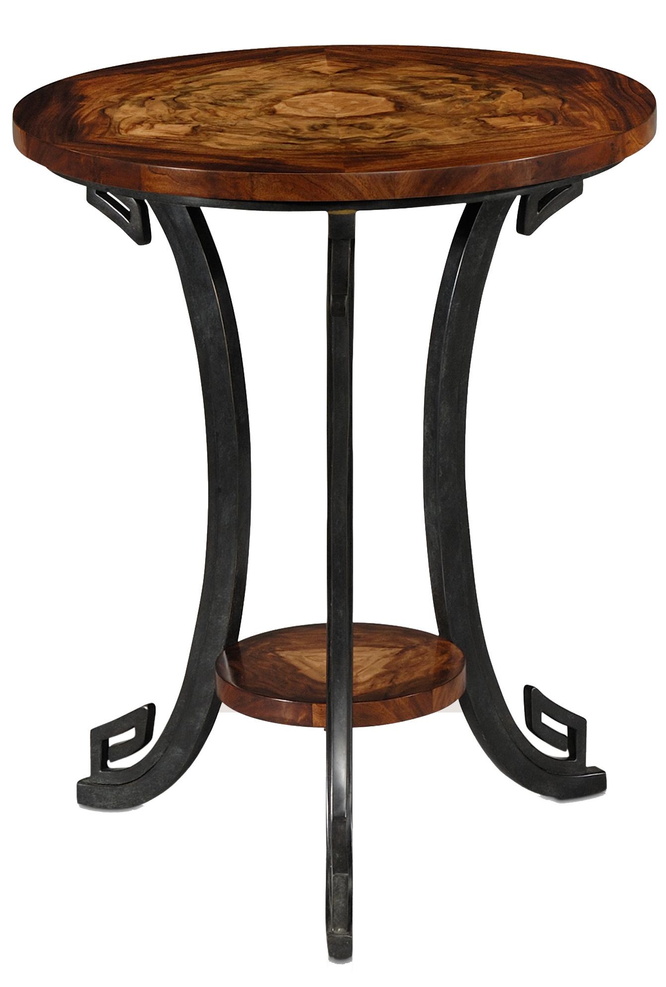 Verdigris Brass Lamp Table
