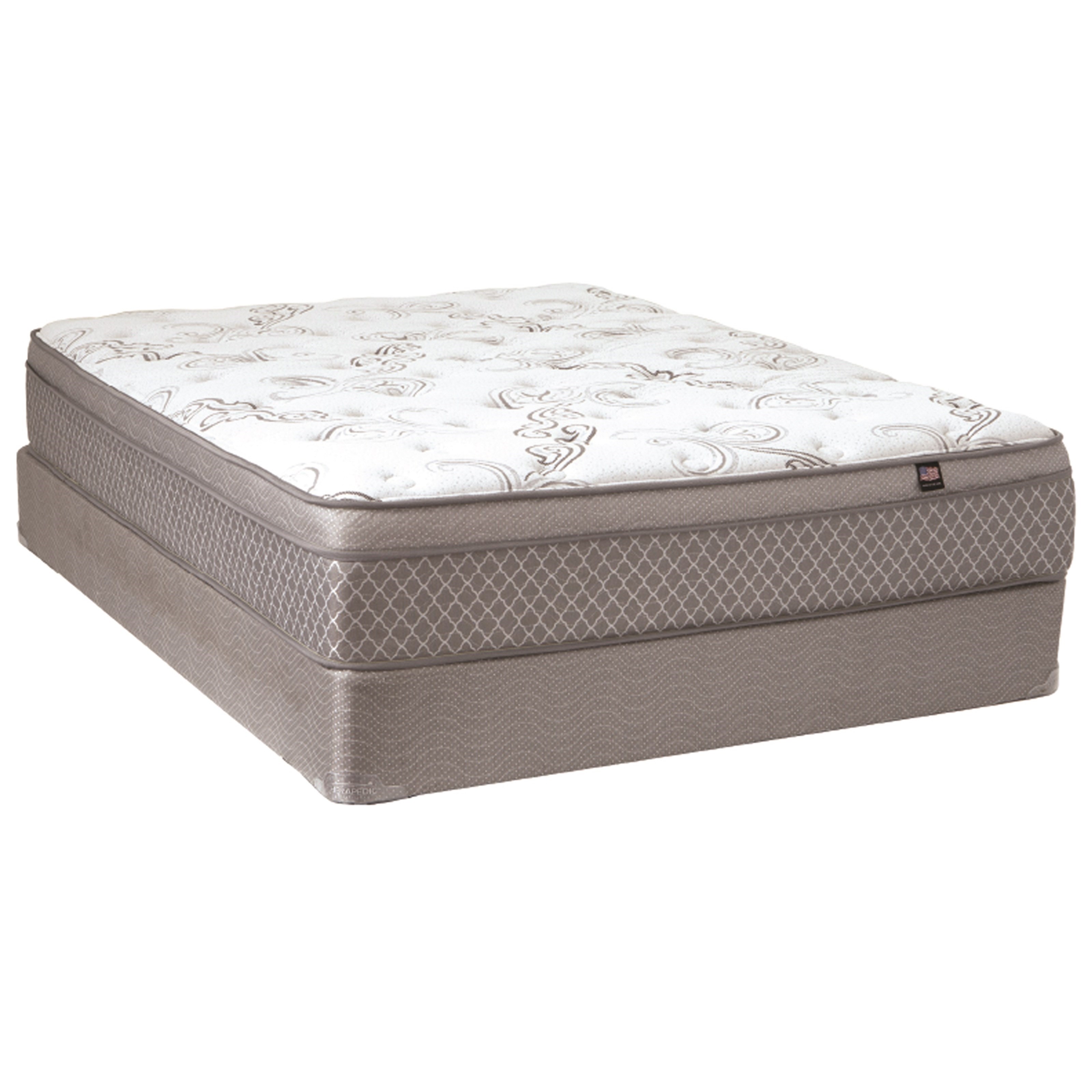 Therapedic Fulton Euro Top Twin Extra Long Euro Top Mattress And
