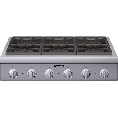 Thermador 36 Professional Series 6 Burner Gas Rangetop Boulevard Thermador Gas Cooktops 36