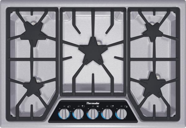 Thermador 30 Masterpiece Series 5 Burner Gas Cooktop With