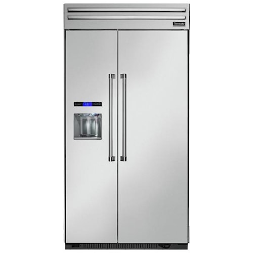 Thermador 42 Built In Side By Refrigerator Boulevard Home Thermador Side By Refrigerators 42