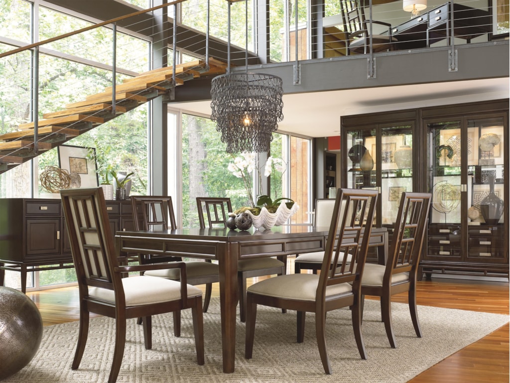 thomasville® lantau rectangular dinner table - adcock furniture thomasville® lantau rectangular dinner table - adcock furniture