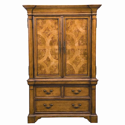 Thomasville® Rivage Traditional 2-Door Armoire - Louis ...