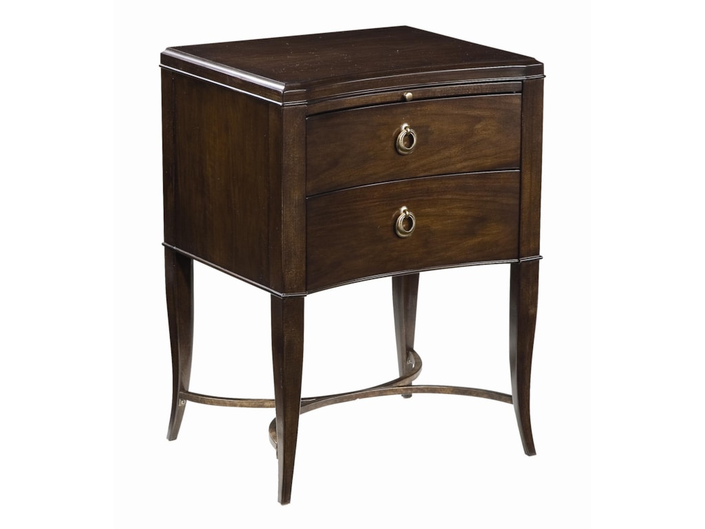 Bedside Stand thomasville® studio 455 double drawer bedside table - dunk Bedside Stand thomasville® studio 455 double drawer bedside table - dunk