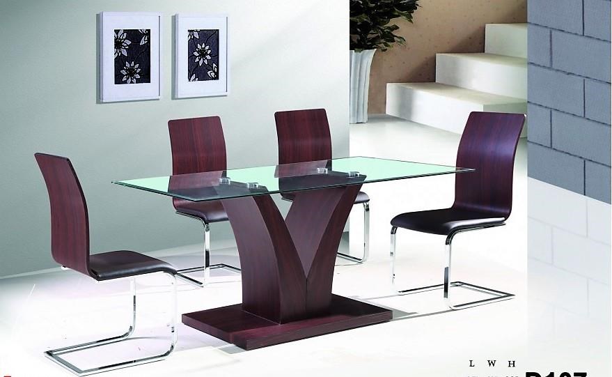 Titanic Furniture D107 Contemporary Style Dining Room Group 1