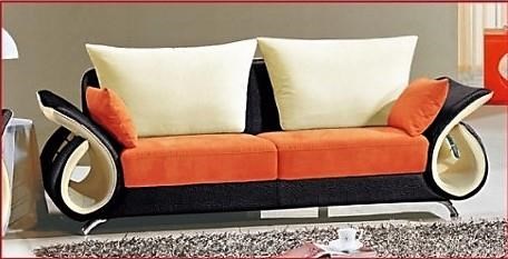 Titanic Furniture L29 Contemporary Upholestry Sofa Black White