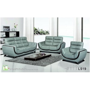 Titanic Furniture L519 Contemporary Light Grey Living Room Group
