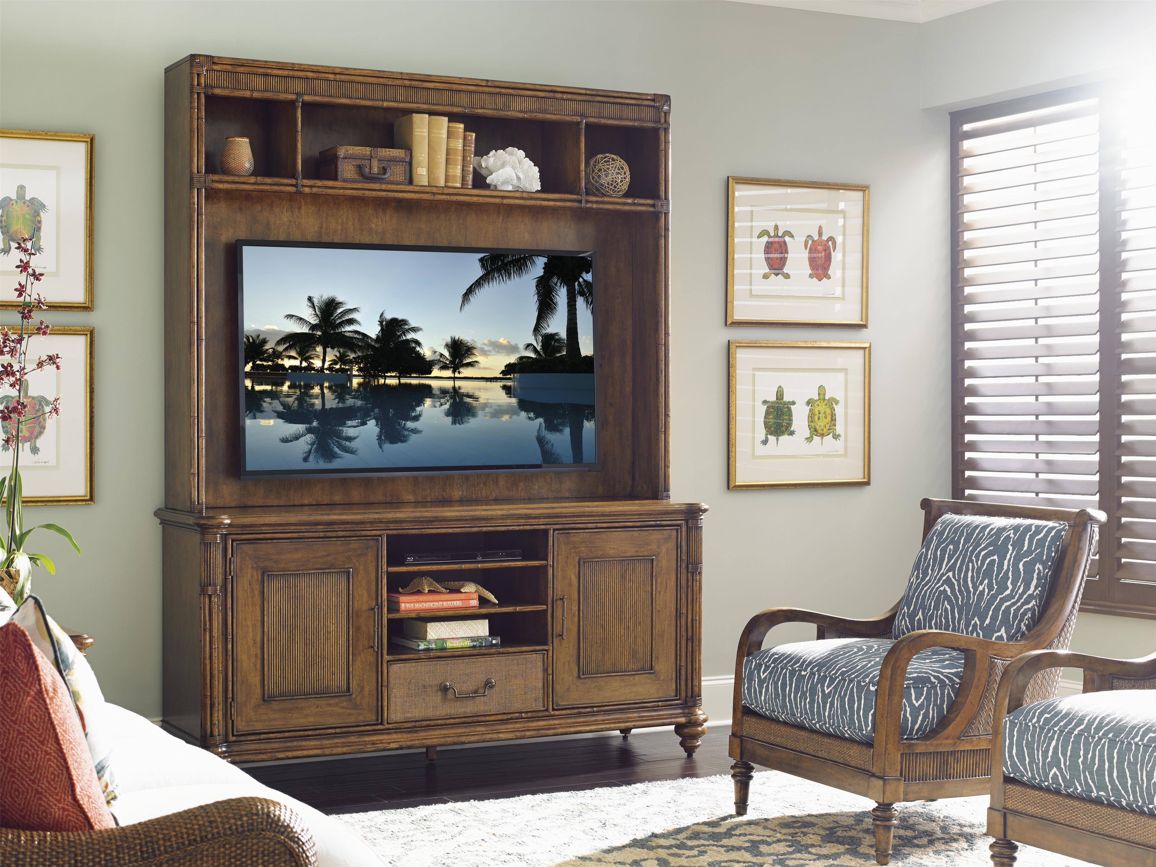 Tommy Bahama Home Bali Hai Pelican Cay Media Console And Hutch
