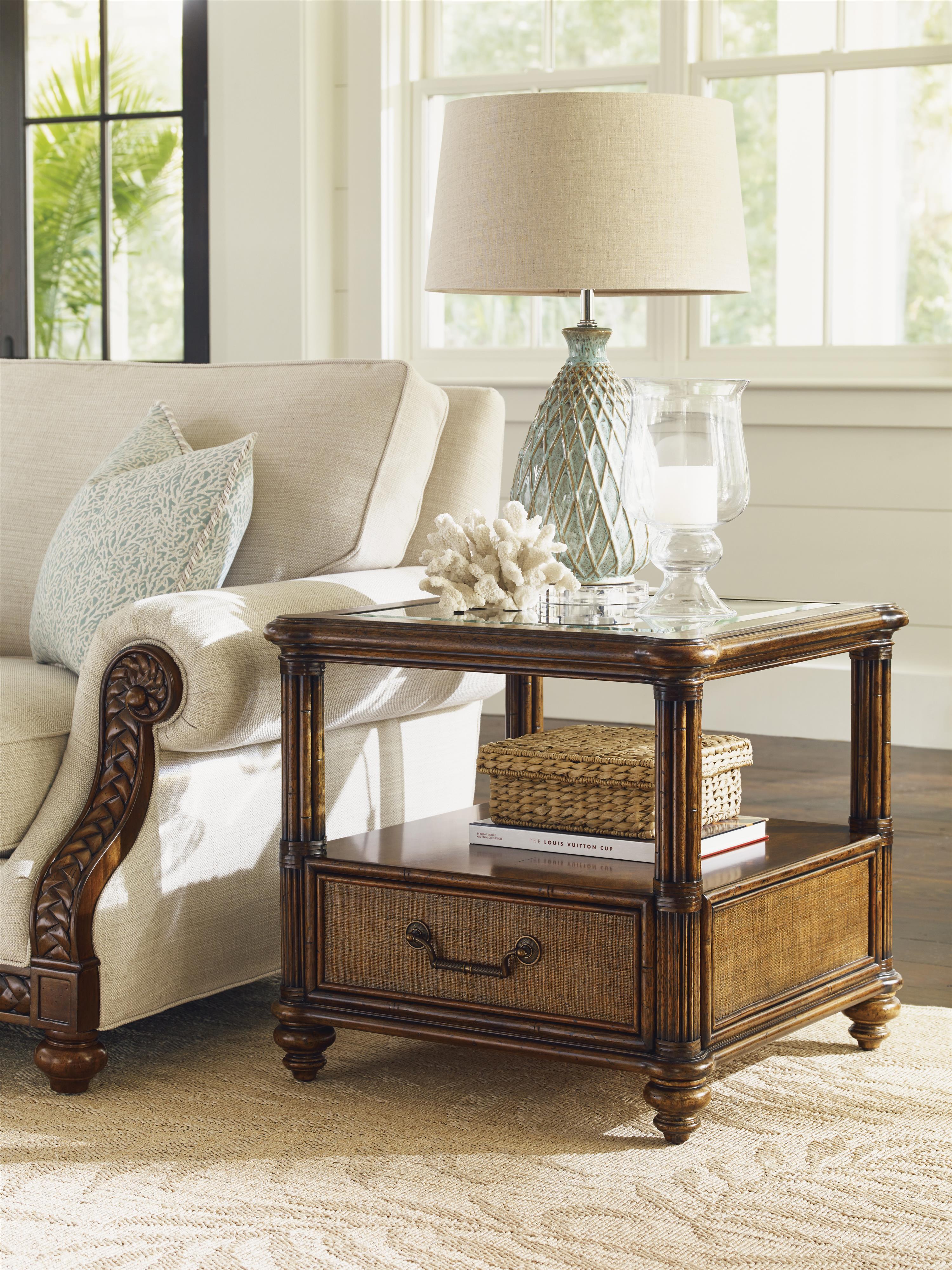 Tommy Bahama Home Bali Hai 593 955 Bimini Square End Table