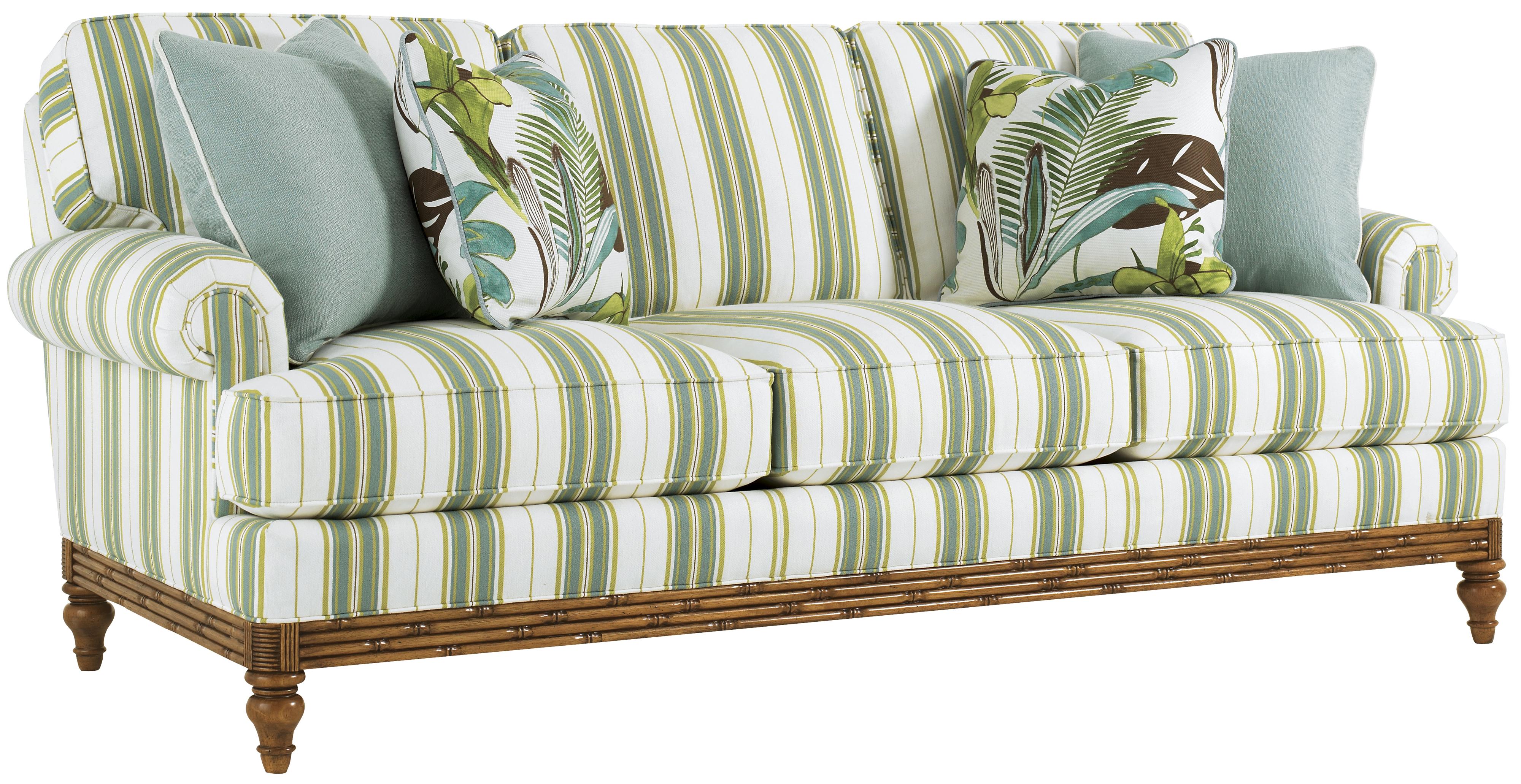 Tommy Bahama Home Beach House Golden Isle Stationary Sofa With