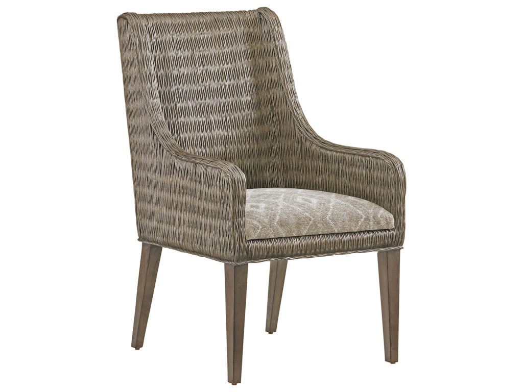 Tommy Bahama Home Cypress PointBrandon Woven Arm Chair Custom