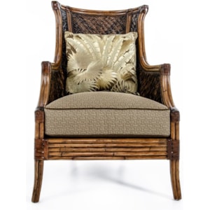 Tommy Bahama Home Island Estate 1722 11 Rum Beach 4737 71 Loose Back Wicker Rum Beach Chair Baer S Furniture Exposed Wood Chairs