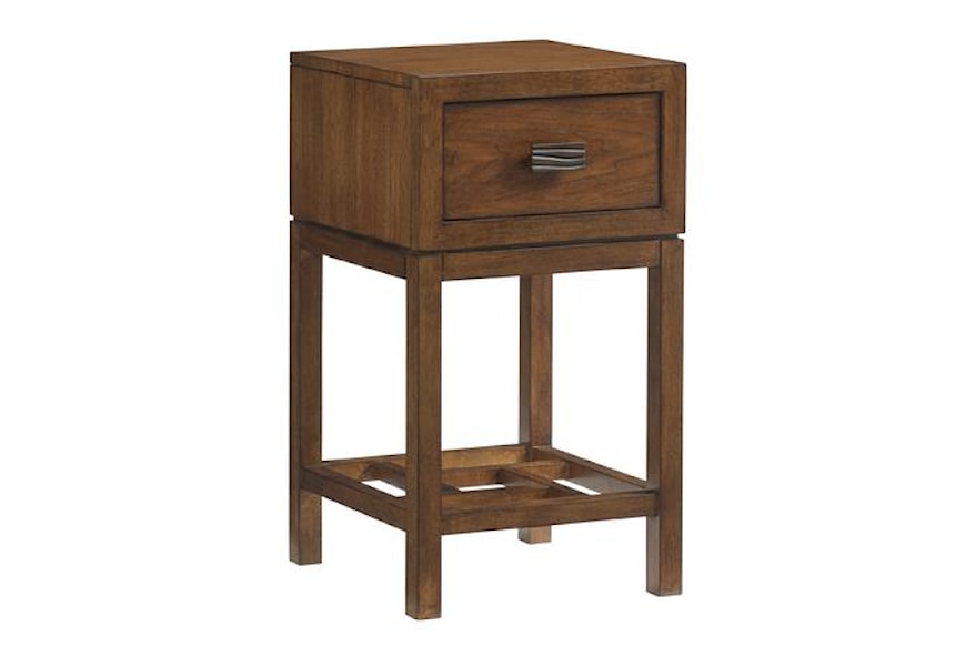 verlangen maart Reis Tommy Bahama Home Island Fusion 556-622 Hana Asian-Inspired Night Table  with Drawer | Baer's Furniture | Nightstands