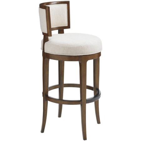 pic Cream Leather Bar Stools With Backs swivel seat bar stools in ft