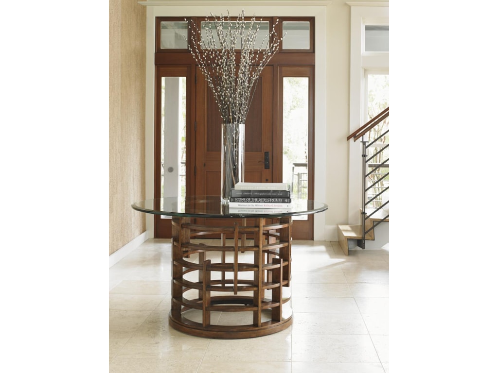 Tommy Bahama Home Island FusionMeridien Dining Table with 54