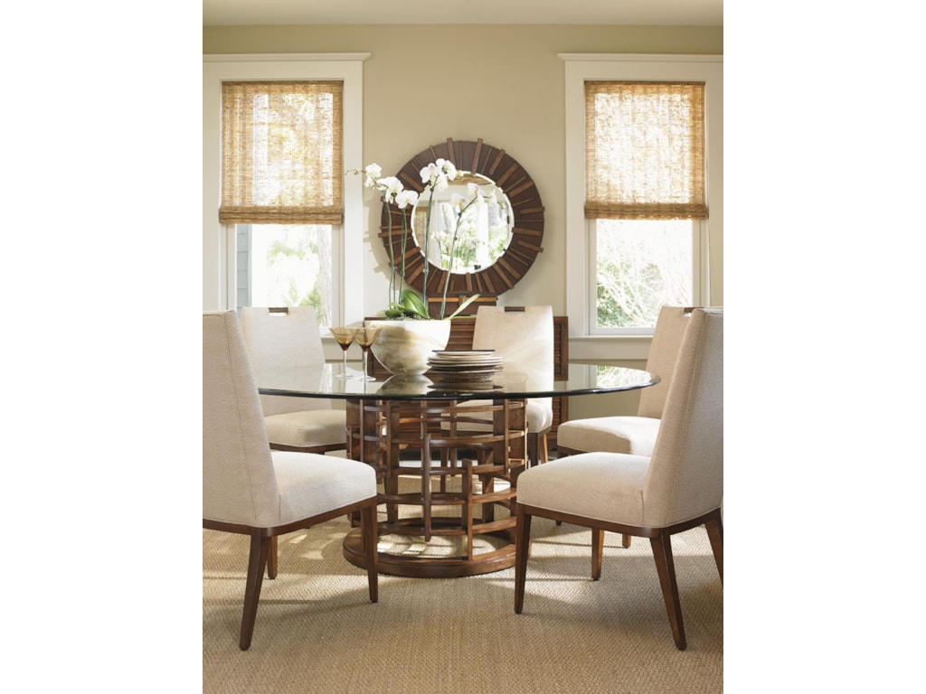Tommy Bahama Home Island FusionMeridien Dining Table with 72