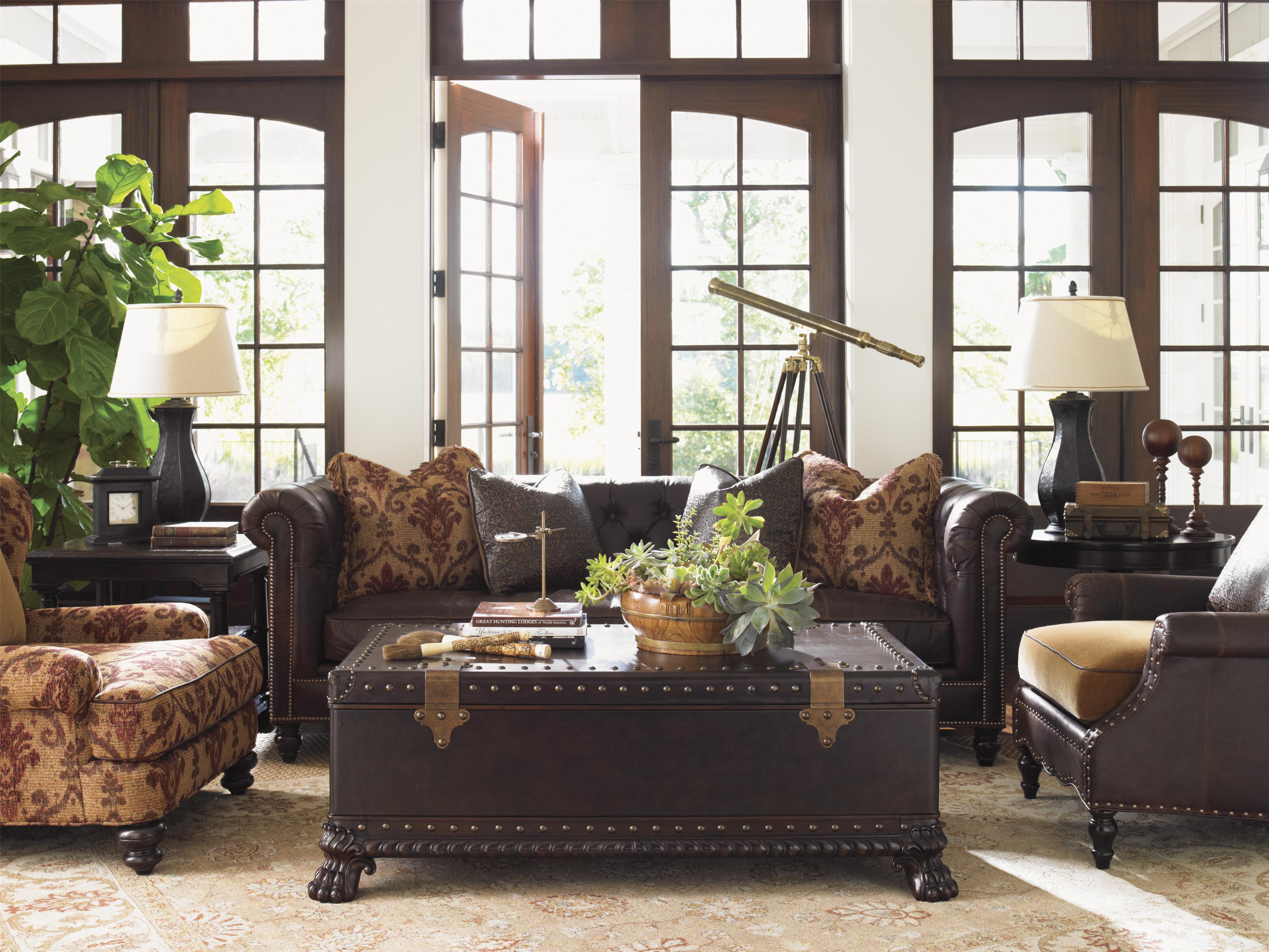 tommy bahama leather couch