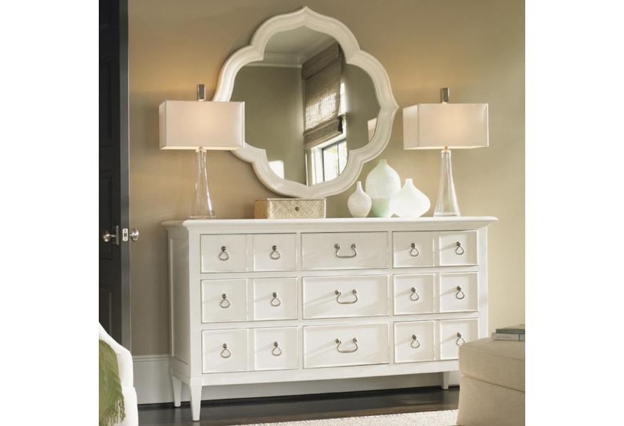 Tommy Bahama Home Ivory Key 9 Drawer Grotto Isle Dresser Paget