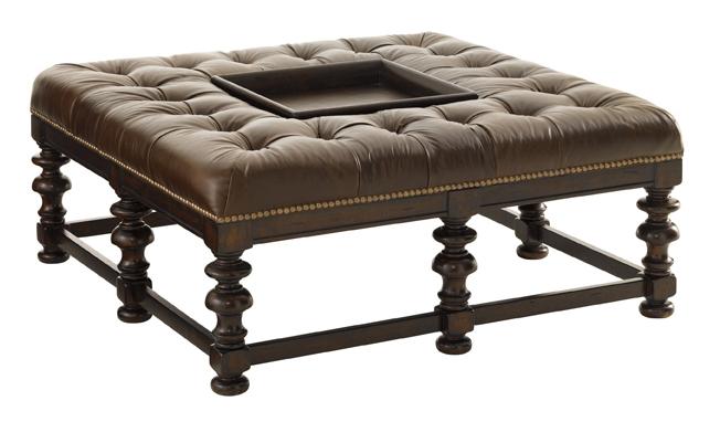 cocktail ottoman tray