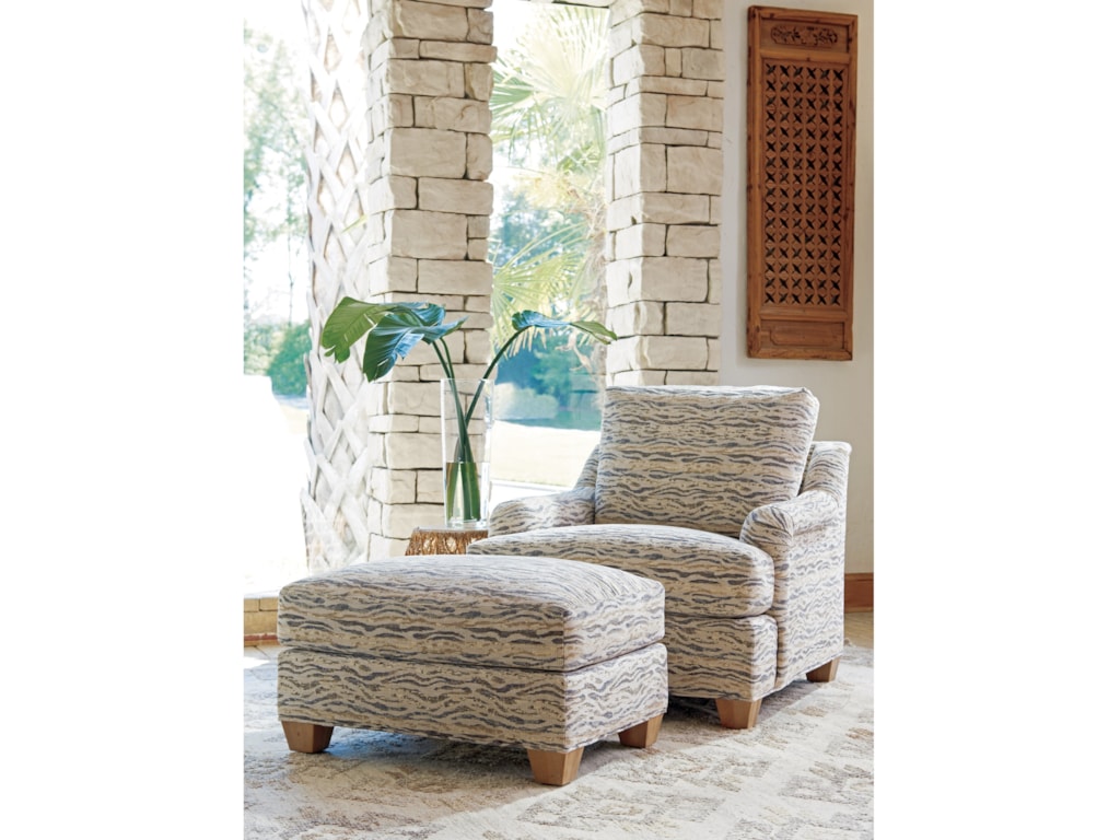 Tommy Bahama Home Los AltosBarton Chair & Ottoman Set